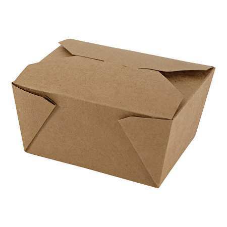 EMPRESS # 1 KRAFT FOLDED  TAKEOUT BOX 450/CS 