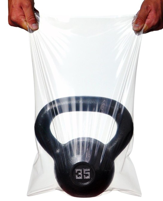 7F1224 12"x24" 1Mil TUF-R  Linear LDPE Flat Bag 1000/CS