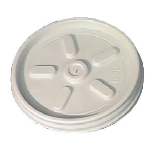 10JL VENTED LID FOR 10J10 CUP WHITE 1000/CS