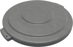 LID F/32GL RND TRASH CAN GRAY  4CS BRONCO