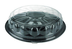 9816KY 16&quot;BLK PLST CATER TRAY 50/CS *USE LID P9816*