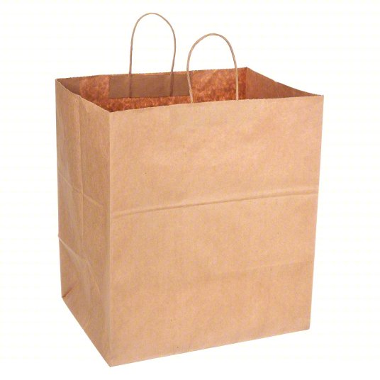 70# Kraft Paper Bag W/Handle 
200/Bndl 14&quot;X10&quot;X15.75&quot; 
85925/87145 