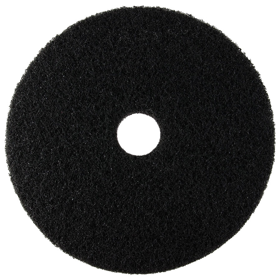 20&quot; #72 Floor Stripping Pad -  Black 5/Cs