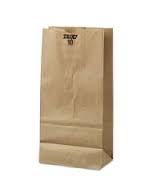 10# Kraft Paper Bag 4-500/BNDL  (80958)