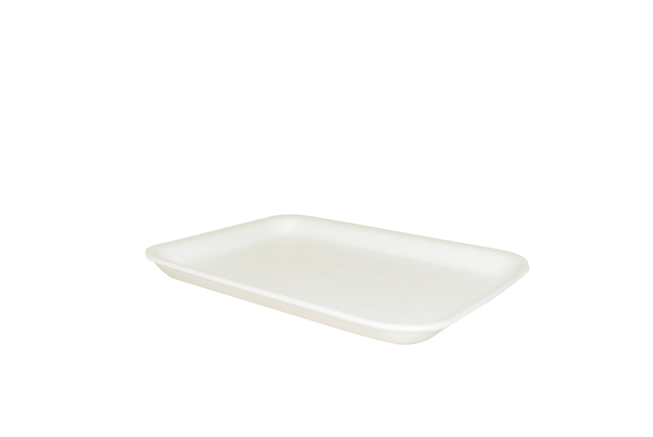100072178 (2SW) White Foam  Tray 500/CS 5.75&quot;x8.25&quot;x0.63&quot;