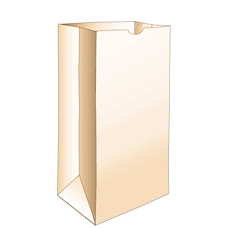 10# Kraft Paper Bag 500/BNDL  (18410/80958)