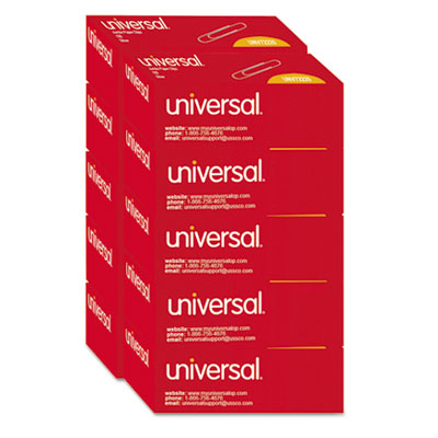 UNV72220 Jumbo Paper Clips  100/Bx 10Bx/Pack