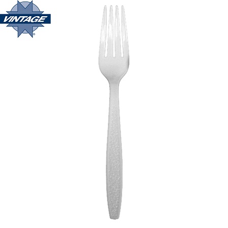 Fork - White HD Polystyrene -  100/Bx 10Bx/Cs (FKBXW10)