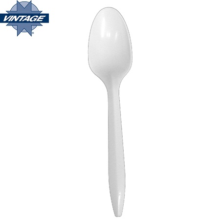 Spoon - White Medium Weight 
Bulk Pack 1000/Cs 
E175002/V175002