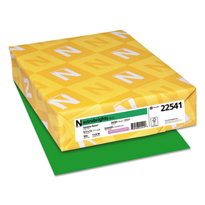 WAU22541 8.5x11 GAMMA GREEN  Copy Paper 24# 500/REAM