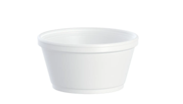 8SJ20 8oz White Styrofoam Food 
Container 1000/Cs 20Cs/Pllt