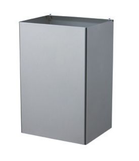368-60 BOBRICK STAINLESS STEEL 18GAL TRASH CAN 1/EA
