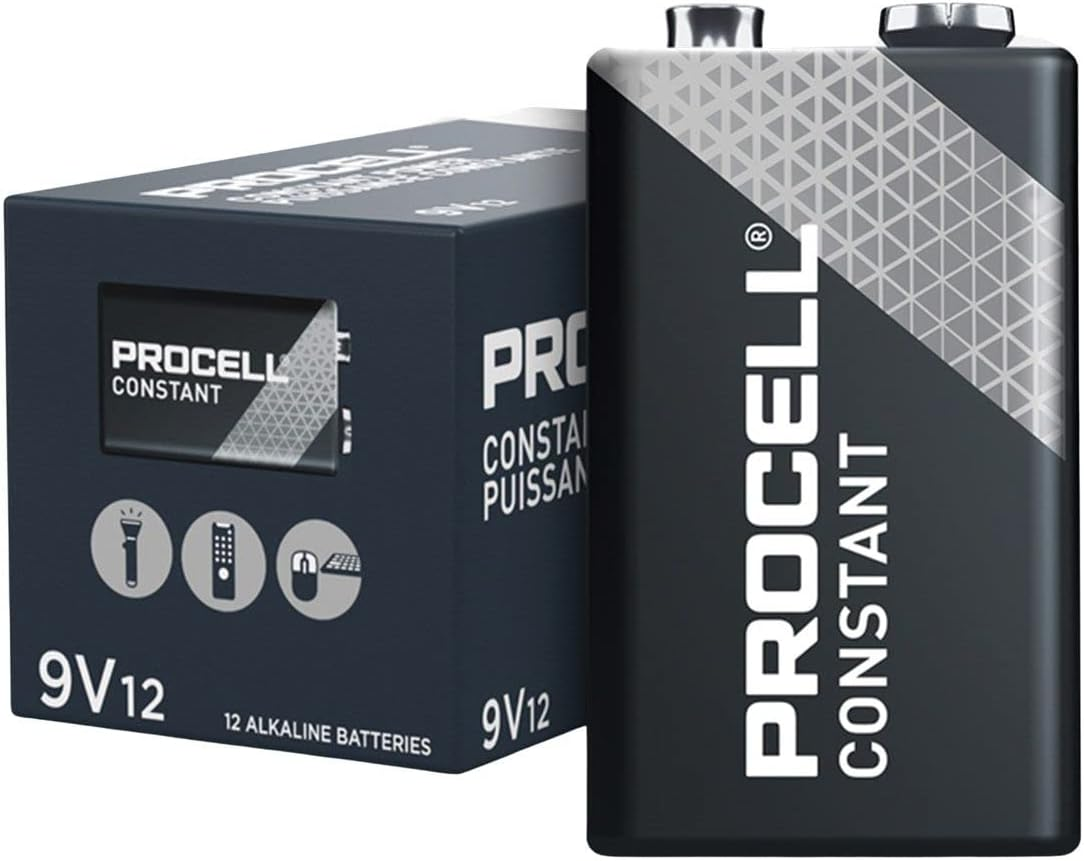 9 VOLT BATTERY PROCELL 12BX 6BX/CS