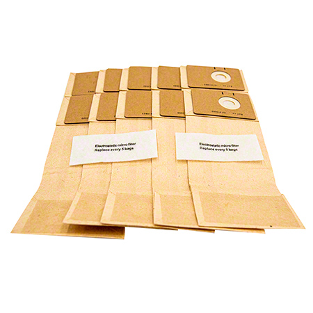 DUST BAG KIT FOR VU500 VAC 10/PKG &amp; 2 FILTERS
