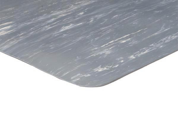 3X8 GRAY N WHITE K-MARBLE  ANTI-FATIGUE MAT 0700