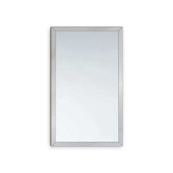 18X30 MIRROR SS INTER LOK  ANGLE FRAME PLATE GLASS