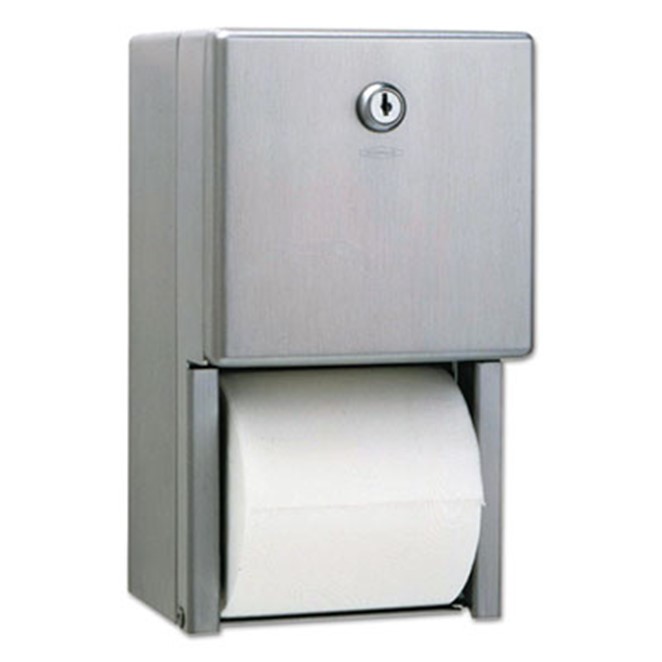 B2888 Bobrick Stainless Steel  Two-Roll Tissue Dispenser, 