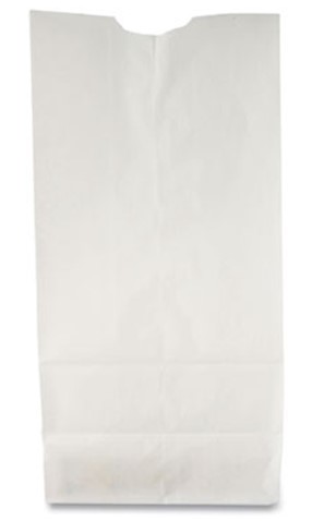 #2 White Paper Bag w/ 30lb  Capacity 500/Bndl 