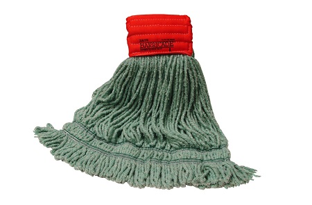 BARRICADE WET MOP LG GREEN MOP 9" HB