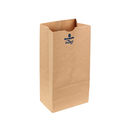 8# BULWARK BROWN HARDWARE BAG (6-1/8x4-1/6x12-7/16) 57#