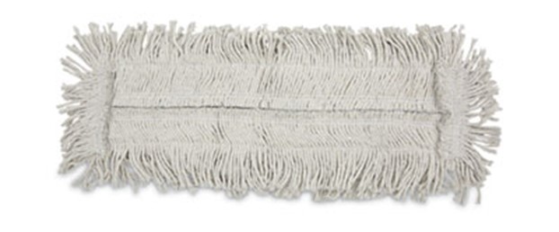 BWK1624 24&quot;x5&quot; Disposable Cut  End Dust Mop Head Cotton 