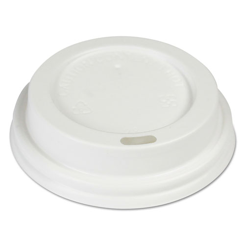HOT CUP LIDS FITS 8OZ HOT CUPS  WHITE 1000CS