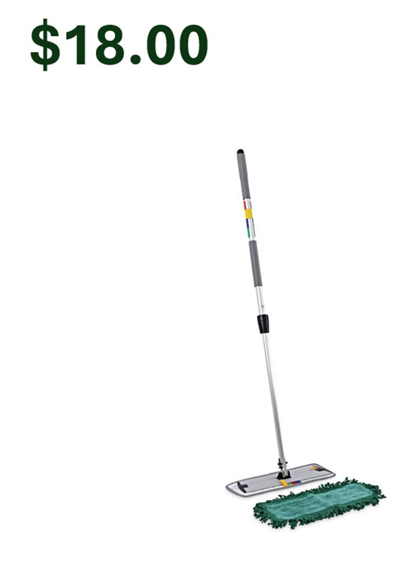 BWKMFKIT Complete Starter  18&quot;x5&quot; Microfiber Mop Kit - 