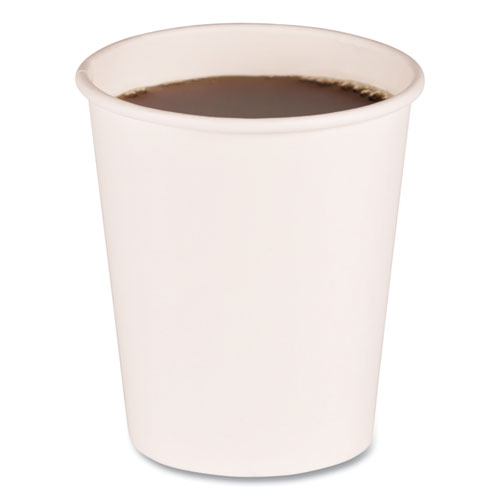 8OZ PAPER HOT CUPS WHITE  50/20