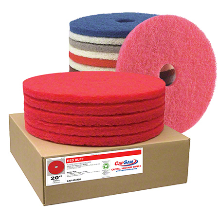 12X18 BLACK STRIPPING FLOOR PADS 5/CS  