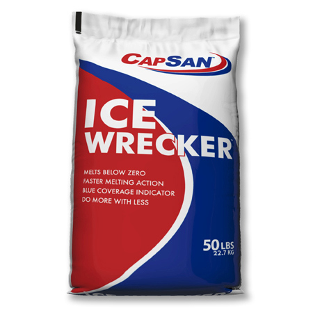 ICE WRECKER ICE MELT 50# 50/PLT (-15 DEGREES)