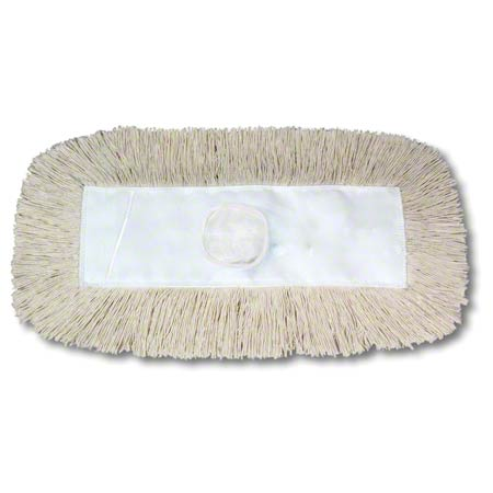 5x18 DUST MOP CUT END W/SLOT POCKET HYGRADE INDUSTRIAL 12CS