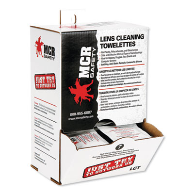CRWLCT MCR Safety Lens  Cleaning Towelettes 100/Box 