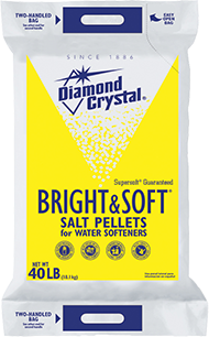 50# BRIGHT &amp; SOFT SALT PELLETS  FOR WATER SOFTENERS 49/PALLET  