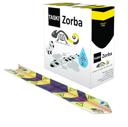ZORBA ABSORBENT CONTROL STRIP 0.5GL 1"x100' 50 STRIPS/BX
