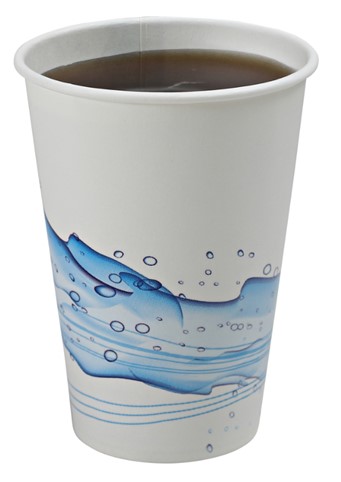 ECC9-P Empress 9oz Paper Cold  Cup w/ Cool Wave Print 