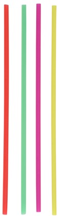 EMPRESS COCKTAIL 5.25" NEON 
COLORS STIRRER STRAW 1000/BX 
10BX/CS