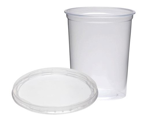 ECOSYSTEMS POLYPRO 32OZ DELI  COMBO TRANSLUCENT CONTAINER 