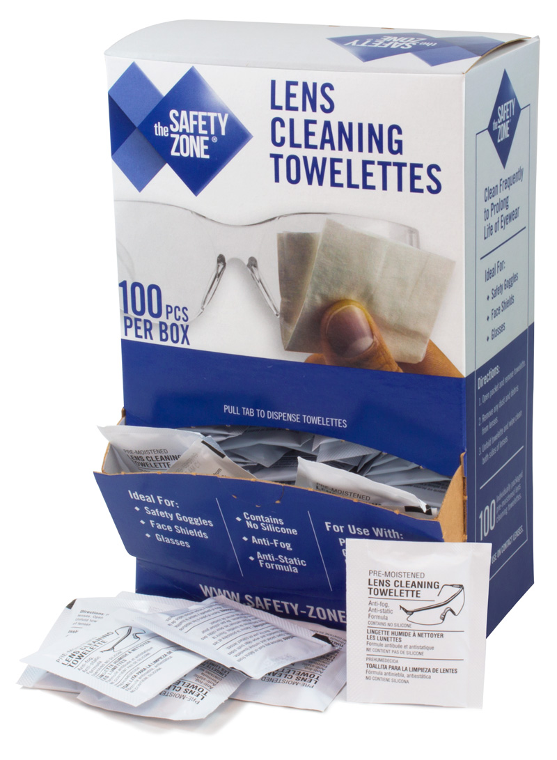 ESLCT/LCT100 Lens Cleaning 
Anti-Fog and Anti-Static Wet 
Towelettes 100 Packs/Bx 
10Bx/Cs
