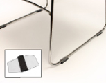 3/4" X 3-1/8" WRAP-AROUND FLOOR SAVERS GREY 1000PK