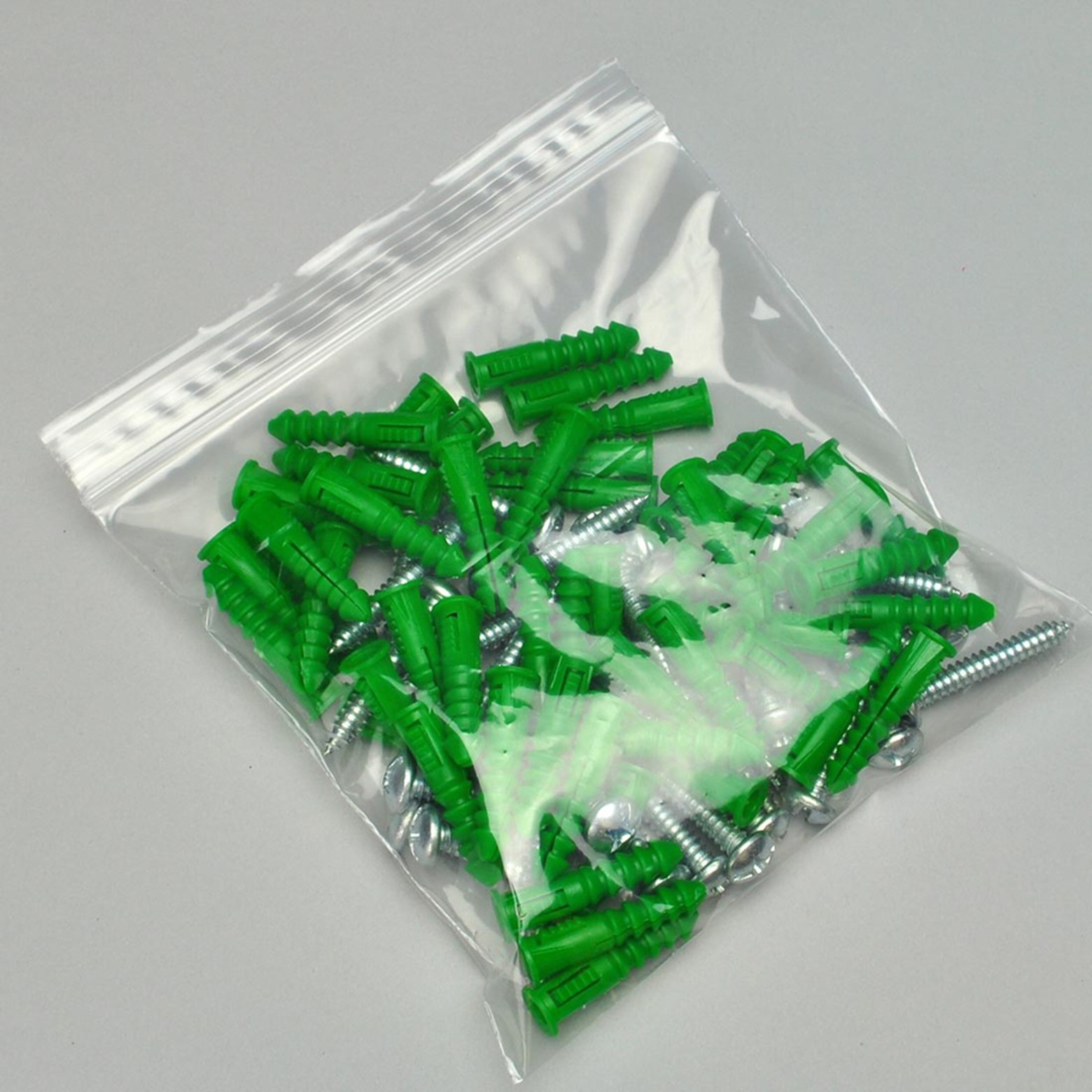 F21212 12&quot;x12&quot; 2Mil Single  Track Zipper Bag 100/Pk 