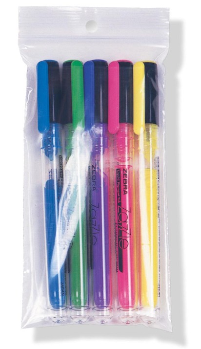 F40305H 3"x5" 4Mil Single  Track Zipper Bag w/ Hang Hole, 