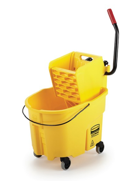 WAVEBRAKE 26 QT SIDE PRESS  BUCKET AND WRINGER, YELLOW