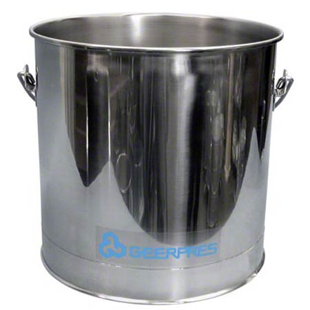 8 GALLON SS ROUND BUCKET 
