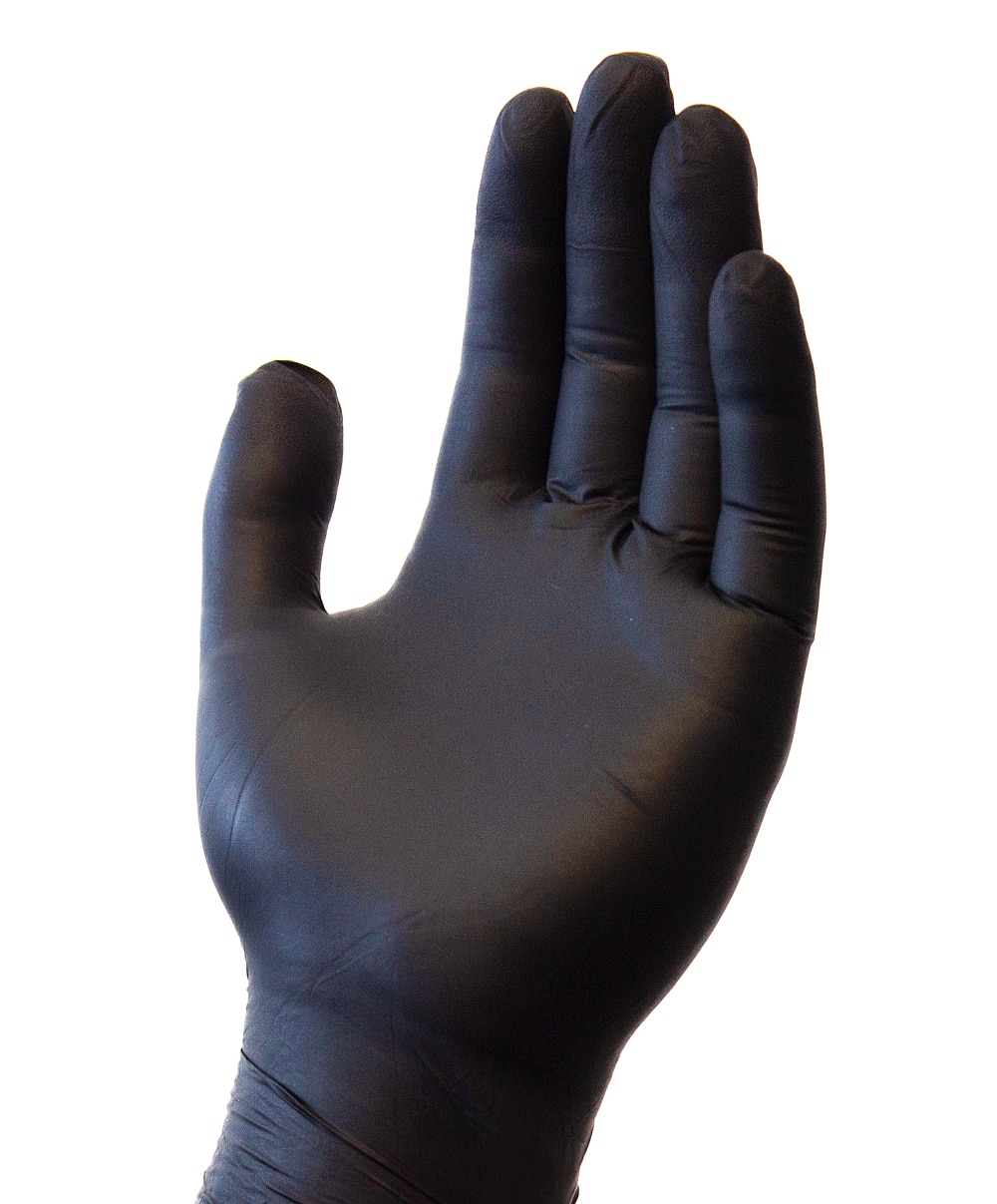 GNPR-SM-1K N2433 5.3Mil 
Heavy-Weight Powder Free Black 
Nitrile Glove 100/Bx 10Bx/Cs