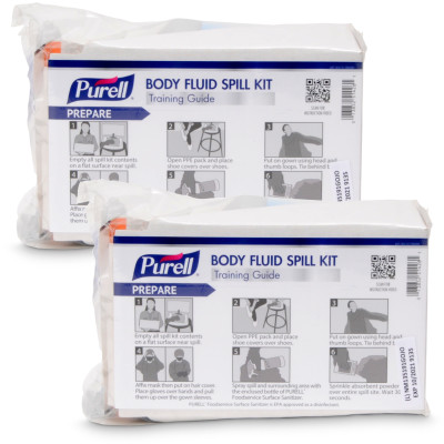 PURELL BODY FLUID SPILL KIT CLAM SHELL REFILL 2/CS