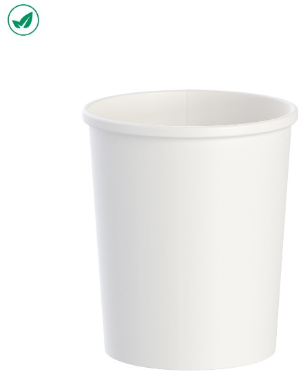 32OZ DSP PAPER WHITE FOOD  CONTAINER 500/CS