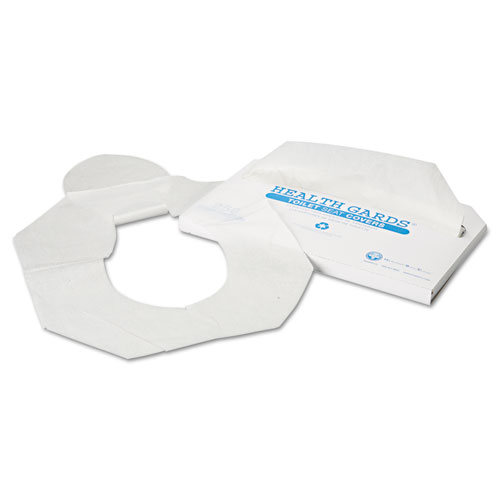 HEALTH GUARDS TOILET SEAT  COVERS 1/2 FOLD 2500/CS