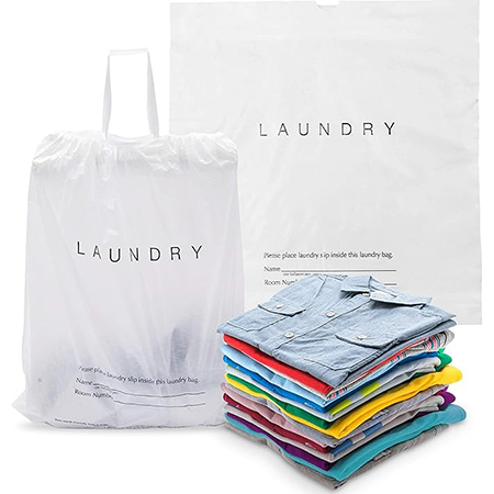 HOTEL LAUNDRY BAG 14X24 1000CS TEAR TIE CLOSURE
