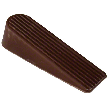 BROWN DOOR STOP WEDGES 4"X1"X1" 24BG  12BG/CS