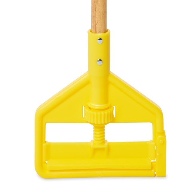 54" HANDLE INVADER WET MOP 12CS SIDE GATE WOOD (RUBH115)